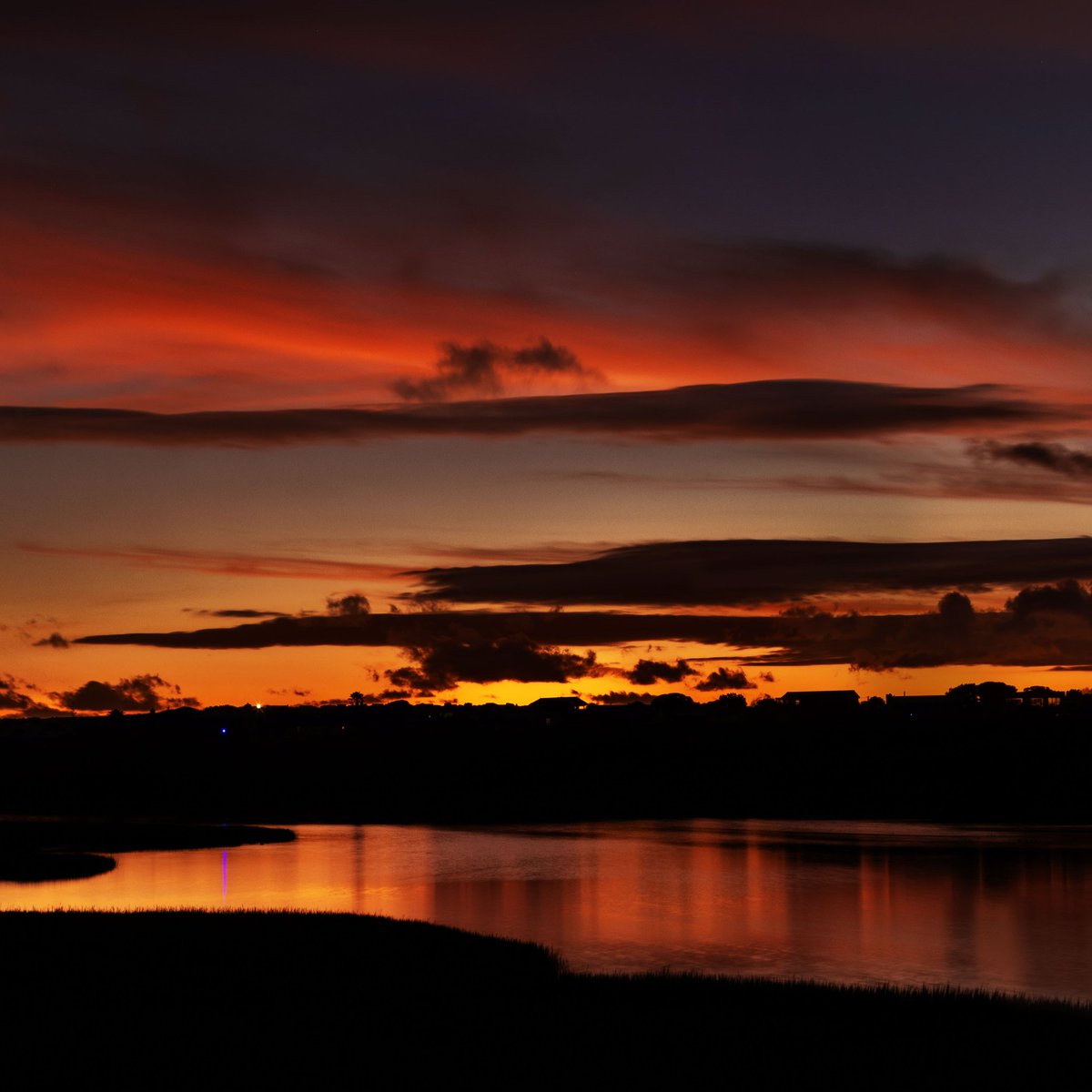 hogsbackinfo's tweet photo. Sunset over Goukou river, Stilbaai #sunsets #river #Stillbay #westerncape https://t.co/0KF9R88V6b