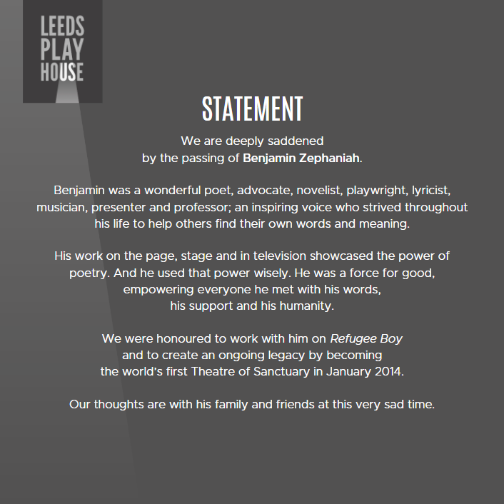 Leeds Playhouse tweet media