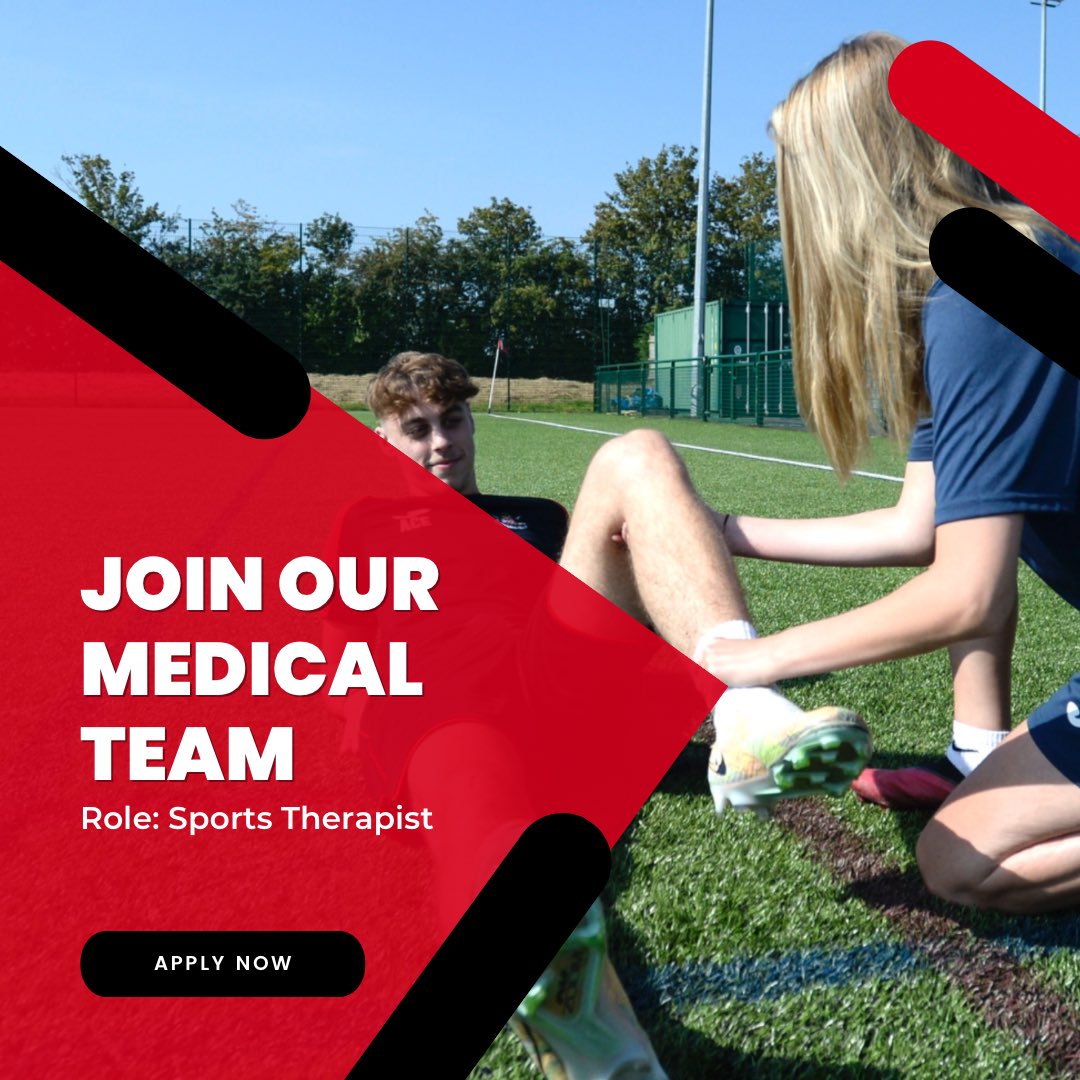 🤝 WORK WITH US: We’re on the hunt for Sports Therapist to join our medical team here at our Academy. For more information please click here: rb.gy/cnudoy