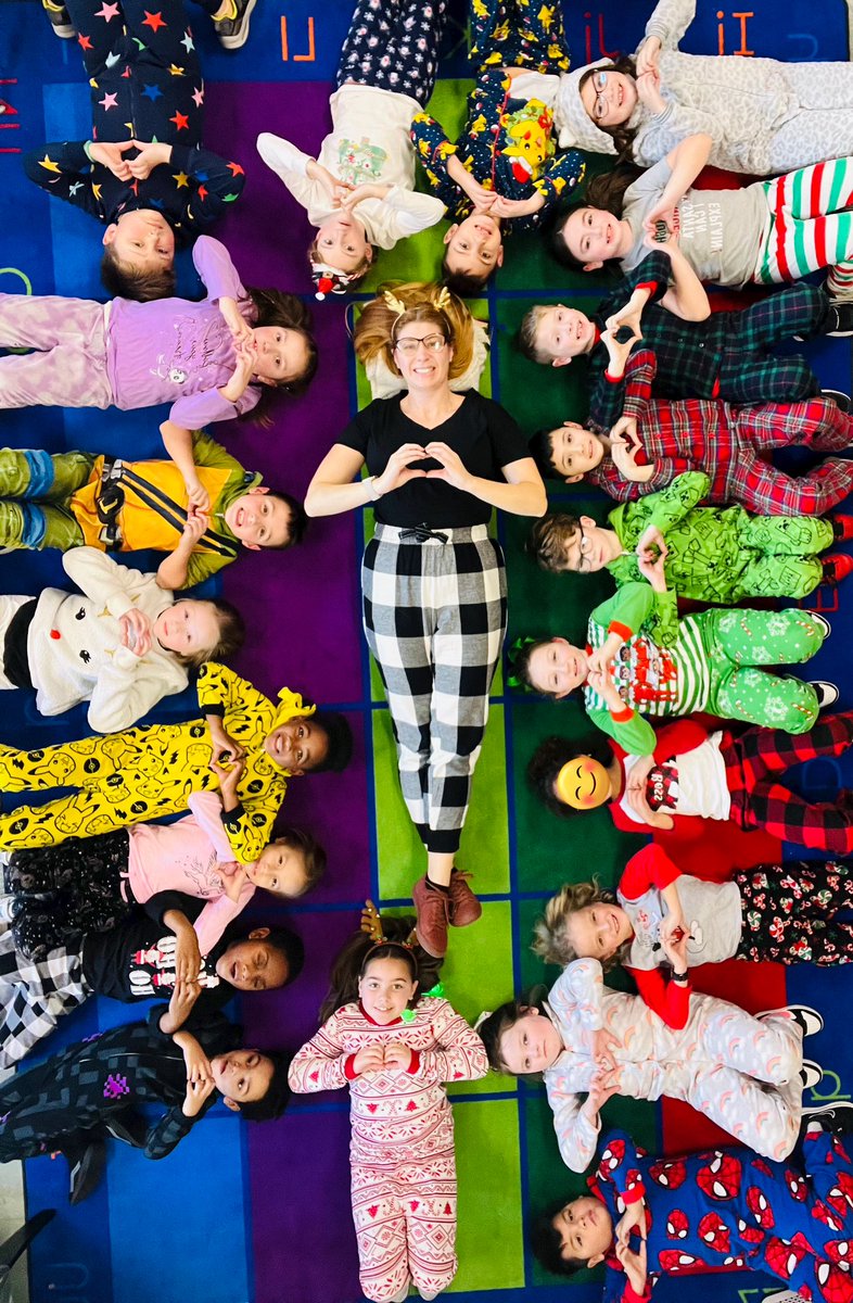 Happy holidays from 2E! PJ Day!! <a href="/OAPrincipal/">Susan DAlessandro</a> <a href="/MrsStaub307/">Mrs. Jaime Staub</a> <a href="/StaffordTwpEd/">Stafford Schools</a> #districtholidaychallenge