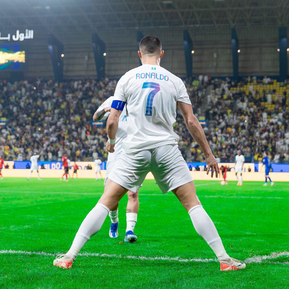CR7Brasil's tweet photo. A maior comemoração da história dos esportes.  🐐 https://t.co/zrYddmPcKS