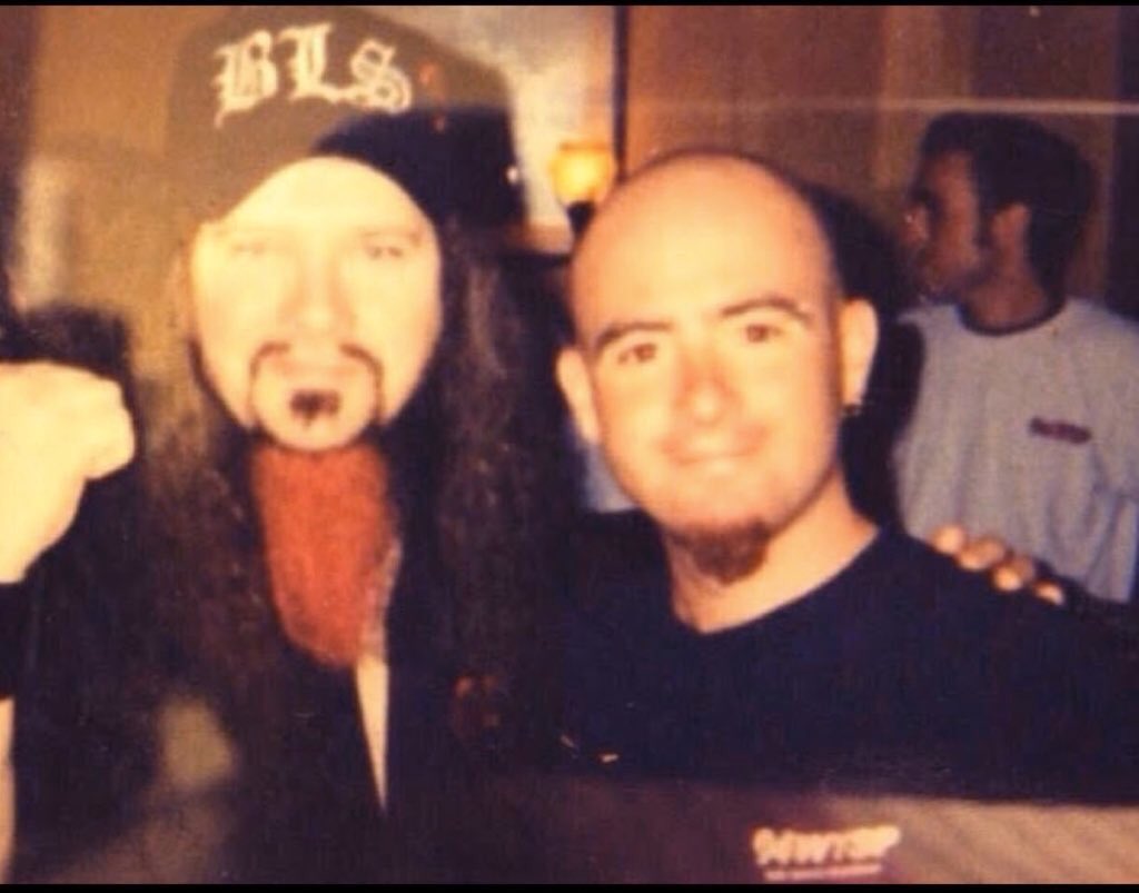 jasonmyrt's tweet image. 19 years ago today the Metal Community lost one of the greats. I will tip back a Black Tooth Grin in Dimebag Darrel’s honor today while cranking some vintage Pantera. #RIPDIME #GethcaPull