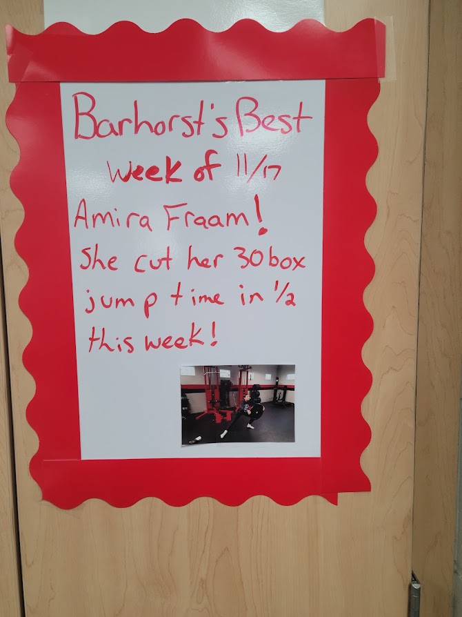 brookside_p's tweet photo. We have introduced a student of the week award I am calling Barhorst's Best, and here are the first 4 winners! https://t.co/znMnuXh4RN