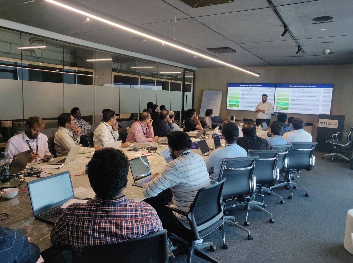 divabhm's tweet photo. Great insights on #ransomware incidence response, #cybersecurity crisis management, and more at the recent Ransomware Rapid Response bootcamp organized by @DSCI_Connect and @FlexibleIr at the Netenrich office in Hyderabad! https://t.co/arkjIwoeWH https://t.co/ndEkXYh72u