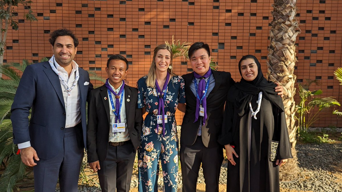 worldscouting's tweet photo. Special thanks to HH Princess Sama Al Saud for spending the day with #Scouts at the @RewirEd_Summit today! ⚜️ not only is she a Board Member at the @WorldScoutFund, she is a tremendous advocate for Scouting, youth leadership and climate education 🙌 #COP28 #RewirEdSummit https://t.co/BC70xsehcA