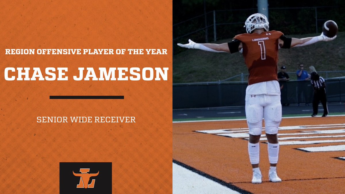 LanierFootball's tweet photo. Congrats to Chase Jameson on being Region 8AAAAAA Offensive Player of the Year! https://t.co/z42tJdoPjU