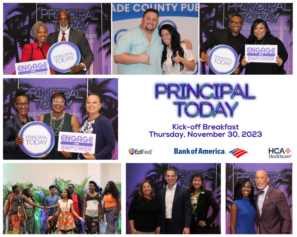 Grateful to all of our business, faith-based & community leaders who stepped in & stepped up to #EngageandEmpower our schools this week. 
We loved seeing our community come together to support education! #PrincipalTODAY #YourBestChoiceMDCPS @SuptDotres @MDCPS