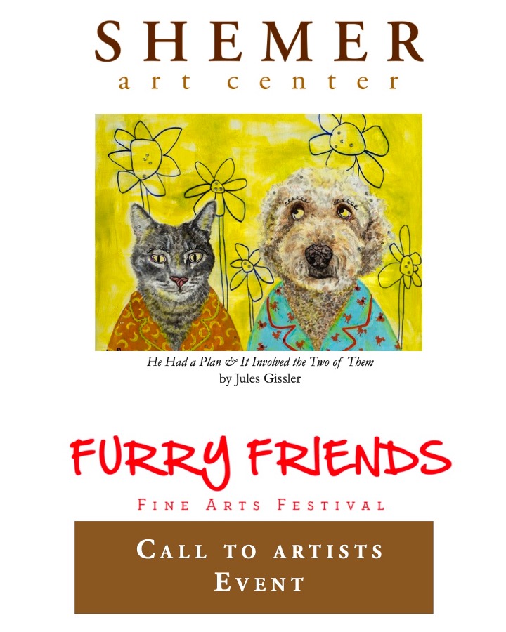 A #ShemerArtCenter #CallToArtists!

On Sat Feb 24, 2024, we'll host our 9th annual #FurryFriendsFineArtsFestival &amp; we've opened our festival #CallForArtists for submissions. Deadline: Wed Feb 7th.

Details: shemerartcenter.org/opportunities/…

#ArtistOpportunity #PhoenixLocal #PhxLocal