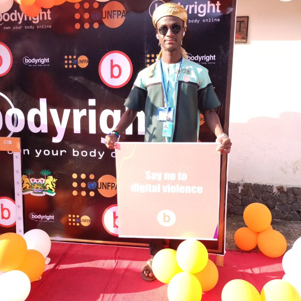 asilyasil's tweet photo. On behalf of our DG @junisak we are
grateful to @unfpa @UNFPASierraleon 4 today's Youth-led Dialogue on #GBVPrevention &amp; Response&amp; Launch of the #Bodyright Campaign 
#agenda2030
#agenda2063
#Genderbaseviolence
#GBV
#Bodyrightcampaign
#leavenoonebehind
@FirstLadyBio
@PresidentBio https://t.co/3IU0vGOH44