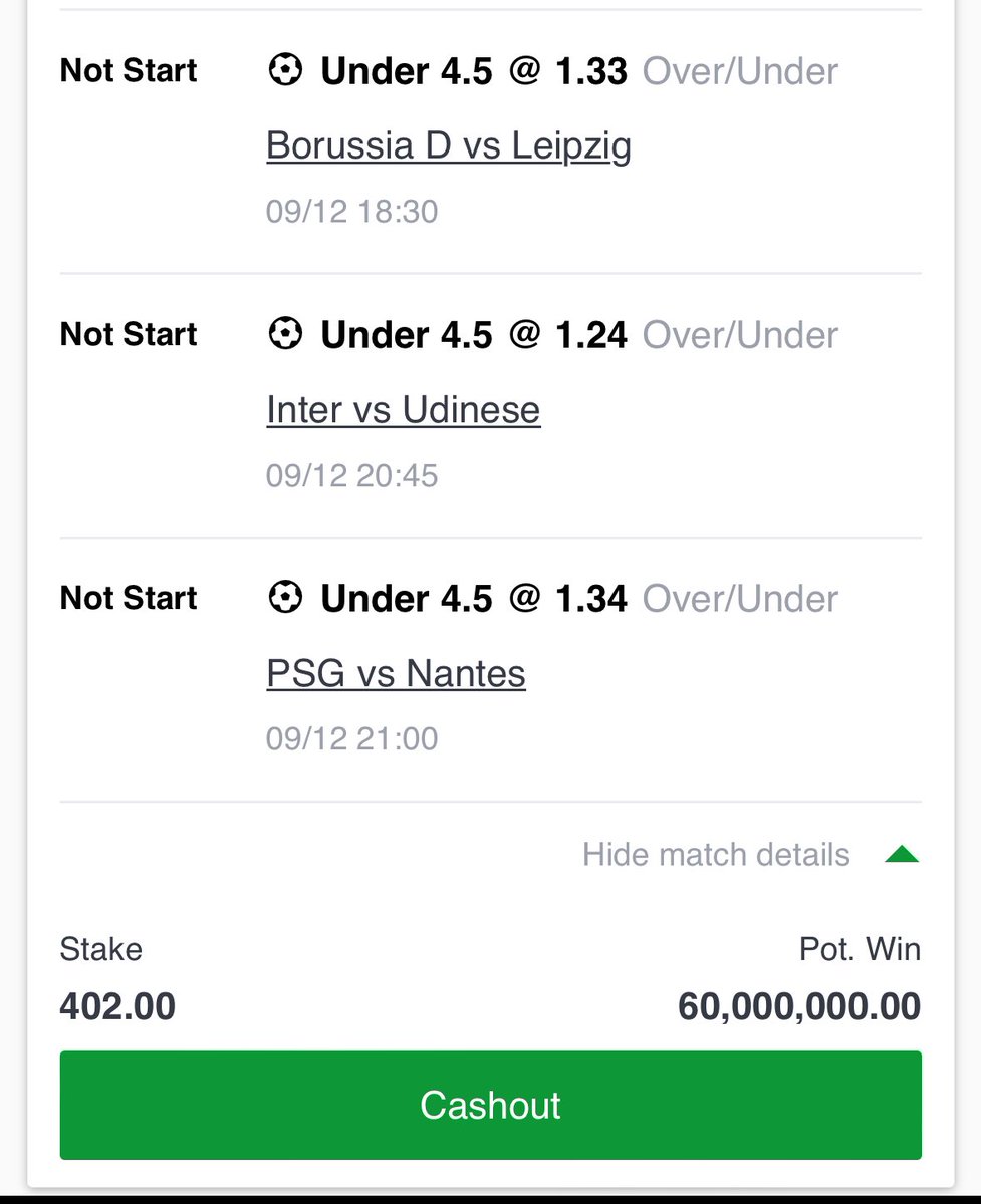 How much will you pay after once this game wins ? 🥶