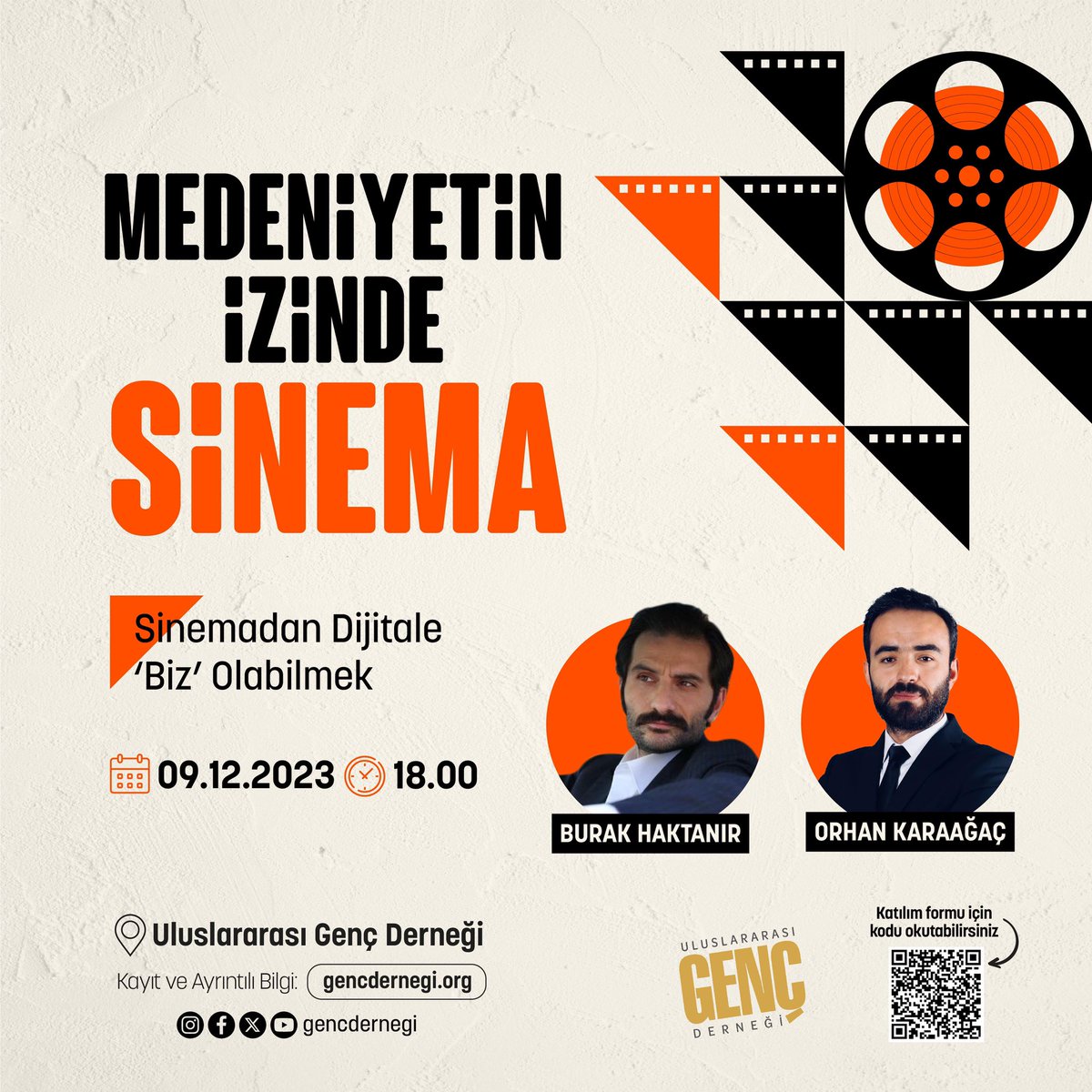 Yarın kıymetli dostum @BurakHaktanr1 ile birlikte şöyle bir toplanma vesilemiz olacak. 

‘Biz’ olabilmenin derdiyle söyleşeceğiz. 
@gencdernegi 

Dostları beklerim…