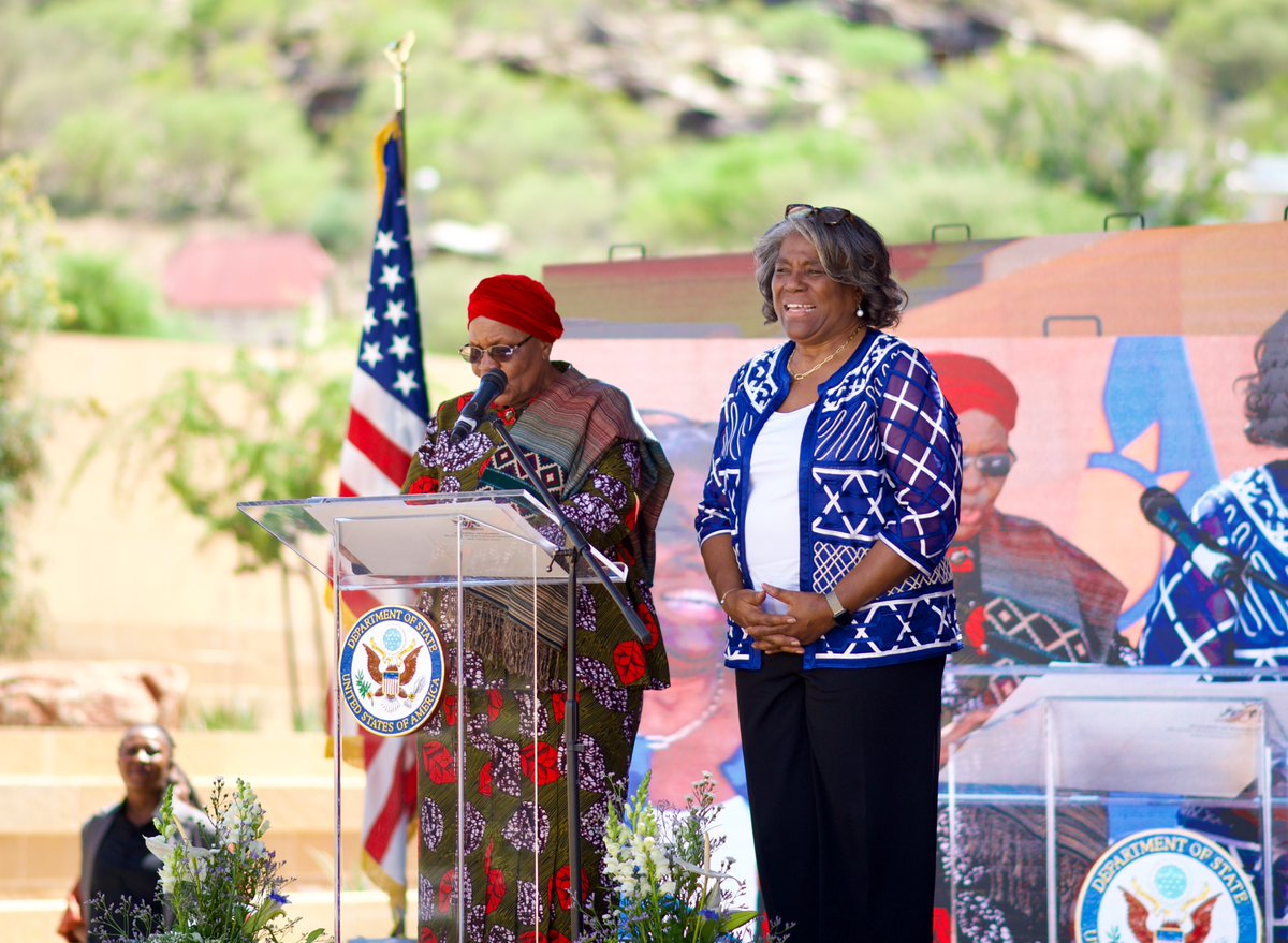 Headed back home after a jam-packed, successful trip that took me to Ghana and Namibia. I was proud to lead the U.S. Delegation to the 2023 @UNPeacekeeping Ministerial, and to strengthen our relationships with leaders from across the continent.