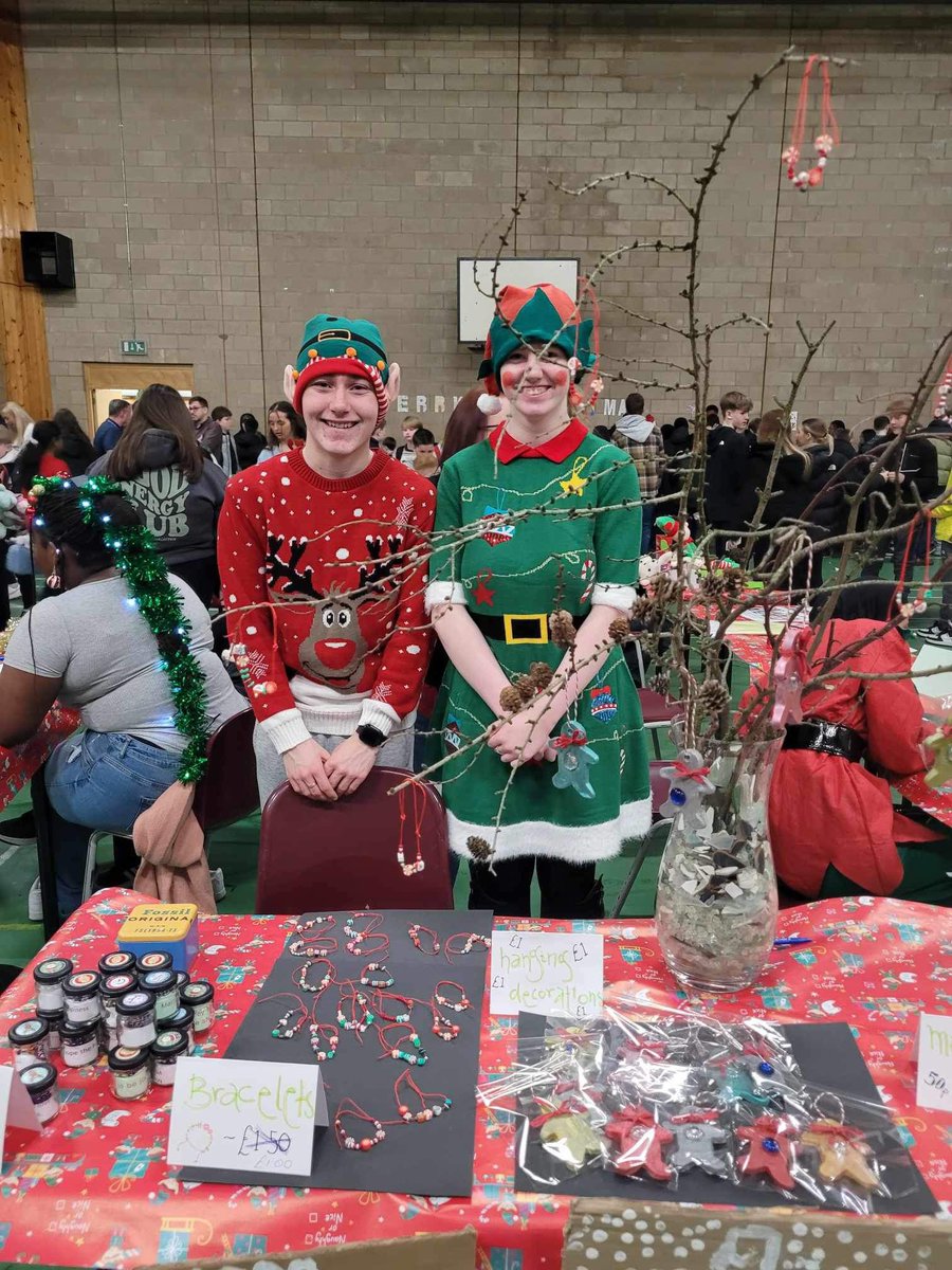StudiesSt's tweet photo. What a great Christmas Fayre we had today! Lots of fun was had by all and lots raised for our India Village. Thank you to everyone that helped out. A special shout out to our own Mrs Davidson for organising this again this year! https://t.co/NHQ4TlEDsK