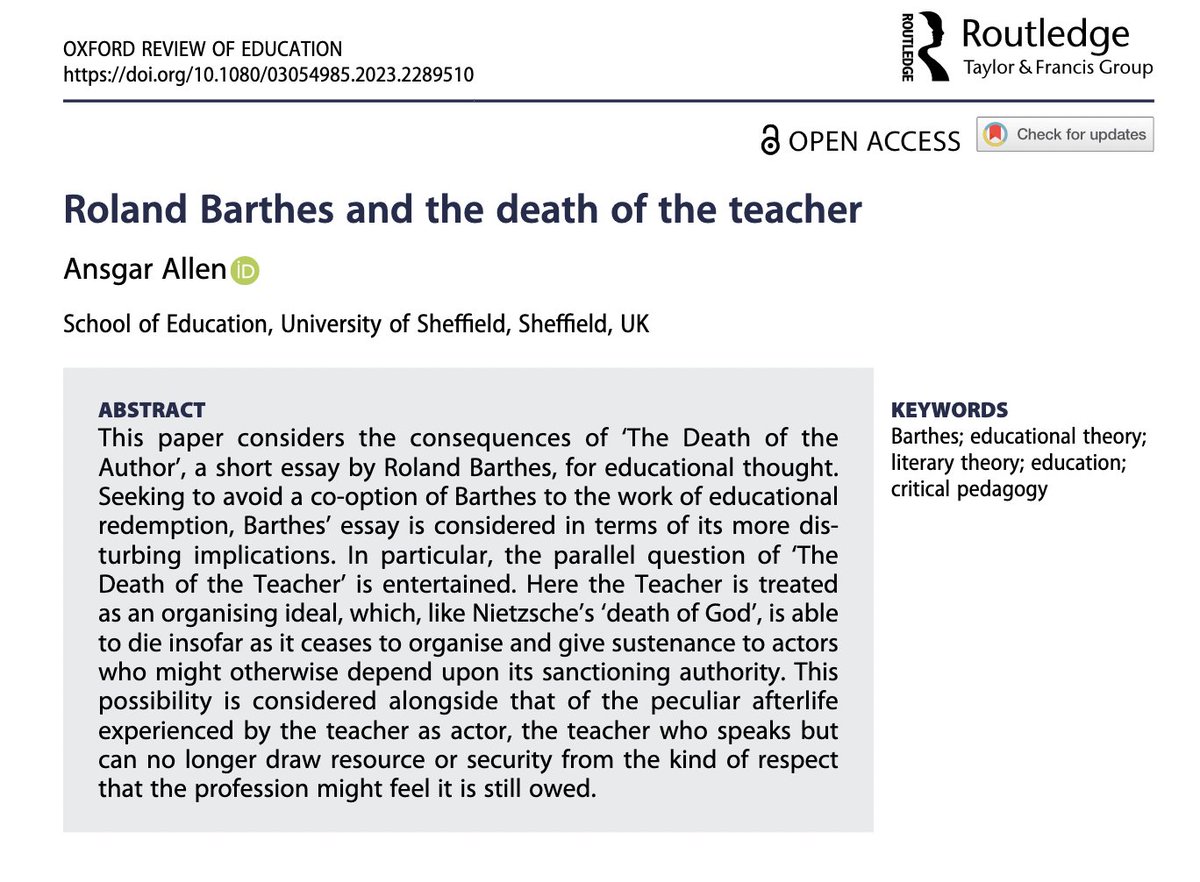This just out @OxfordRevEd 
doi.org/10.1080/030549…
