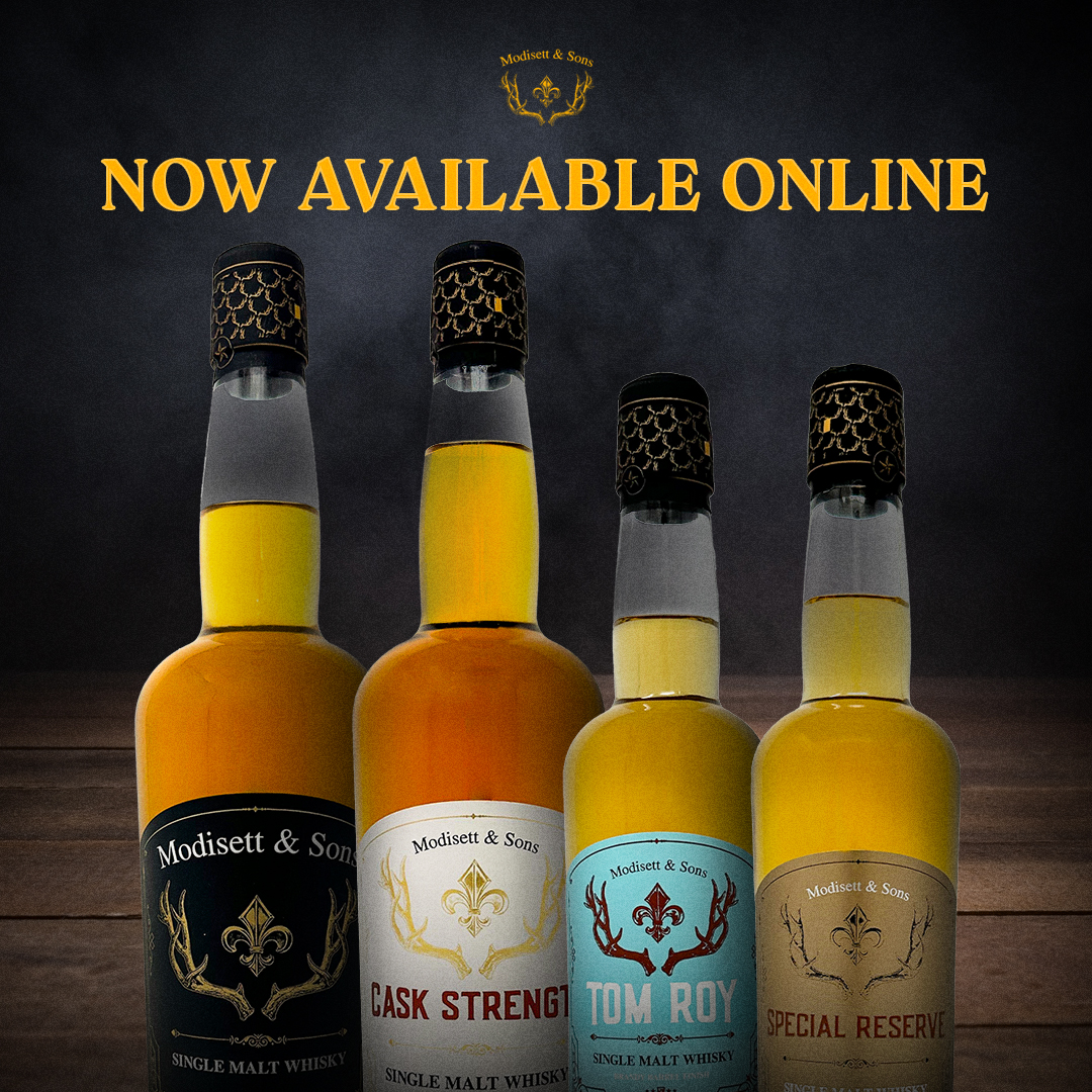 Experience the rich, subtle tastes of Modisett & Sons Single Malts – right in your very home. Order now so you're always ready with a taste of Texas excellence. modisettandsons.com/buy-spirits/