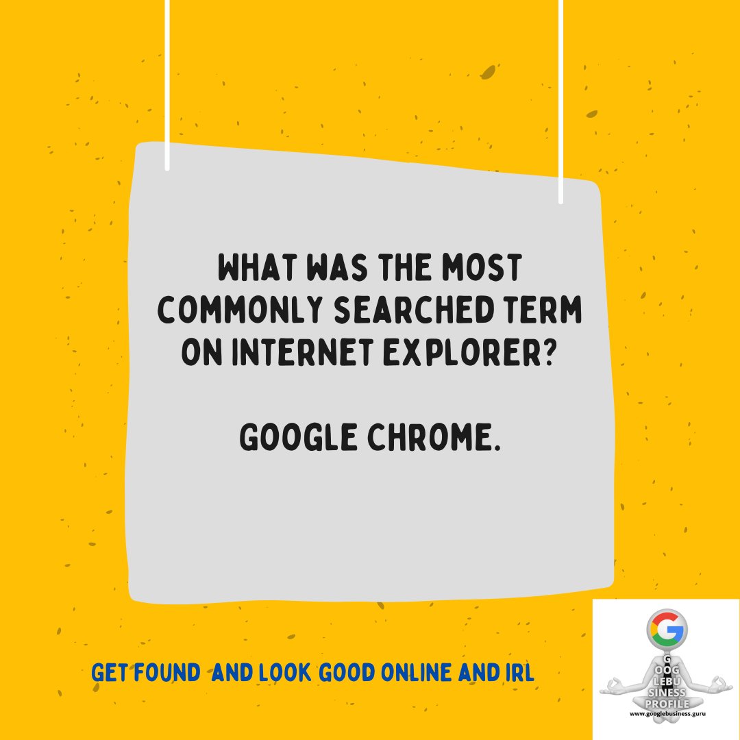 It's time for some weekend fun with a Google joke.

Have an awesome weekend 🙂

#RobinCStern #YourGoogleGuru #NewBook #AdvertisingAndMarketing #GetFoundMoreIRL #GetFoundMoreOnline #GooglePresence #UsingGooglesFreeShit #MotivationalSpeaker