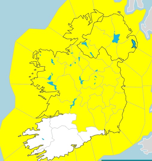 leitrimcoco's tweet photo. Met Éireann have issued a #StatusYellow #WeatherWarning for Leitrim. Strong and gusty northwest winds causing distruption and travelling difficulties. Valid from 8am until 8pm on Saturday December 9th.
#Leitrim #Windy #Wind #WindWarning https://t.co/yunjEdwDVC