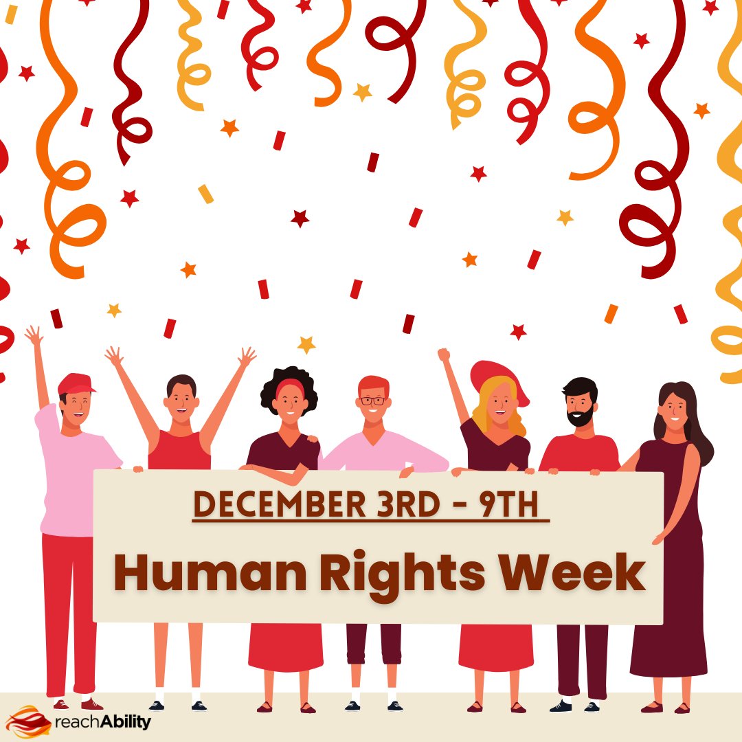 Happy Human Rights Week from reachAbility! Click the link below to see a schedule of Events by the Nova Scotia Human Rights Commission: 
humanrights.novascotia.ca/nshrw