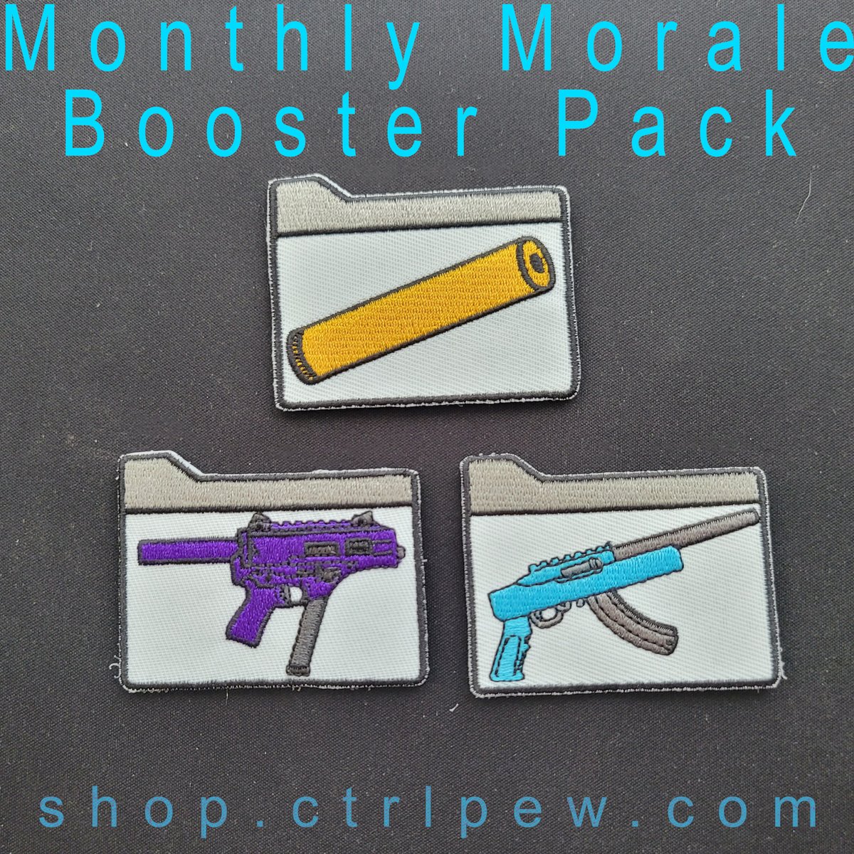 CtrlPew2's tweet photo. 🏆🖨️Commemorate your achievements in 3D printing &amp; building. December's bundle  does just that!  Grab 10/22, the innovative FGC9, &amp; a sleek Suppressor. Each patch represents hours of dedication and precision in crafting these functional pieces. #3DPrinting #MeritBadges  🔧🎖️ https://t.co/Au2nry4eBi