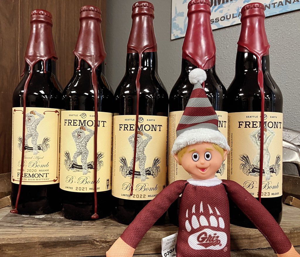 SulaBigHead1's tweet photo. #2023 B-Bomb from @fremontbrewing landed in the shop 🍻 Stop out and get a little #vertical going while you are at it! 🍻 #missoula #beerstore #bottleshop #gogriz #bbomb #montana #fremontbrewing #missoulamontana #letsgetvertical #beerstagram #missouladrinks #beer https://t.co/JCf8tn28Xv