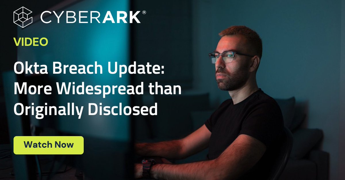 AlonRotem's tweet photo. There’s more to the #Okta breach story and @CyberArk  resident expert @Andy_Thompson deep dives into the latest developments. https://t.co/IQUlRmOcyn https://t.co/3UIw9Q7FY9