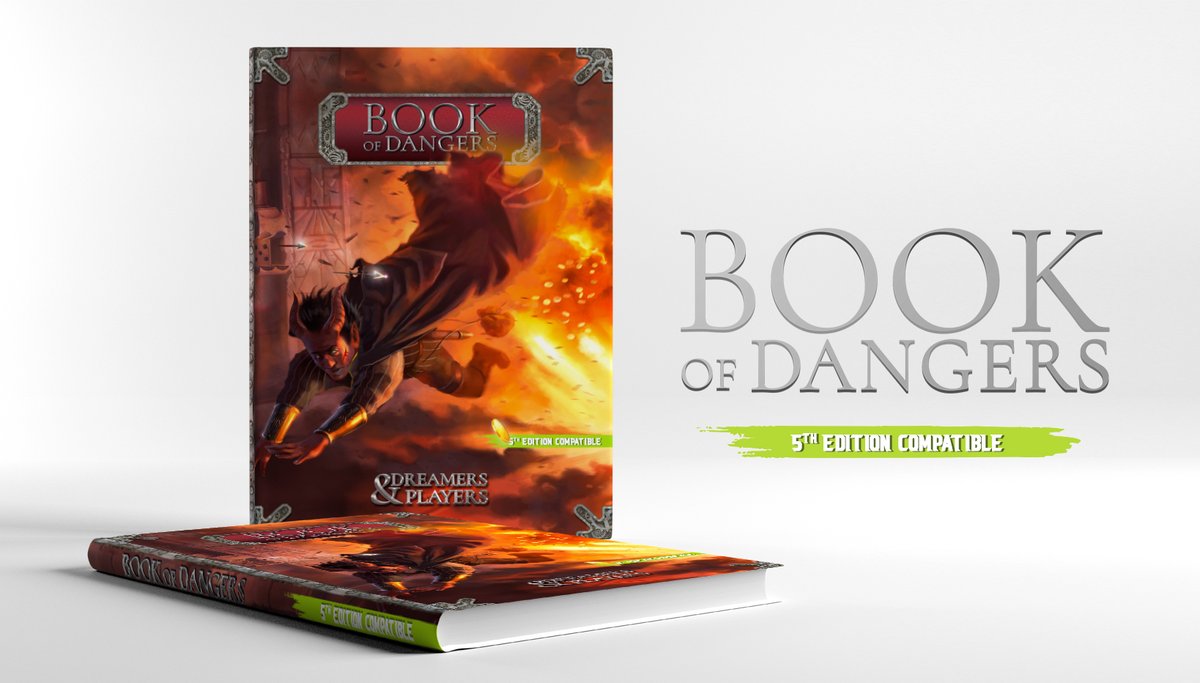 Did you miss our Roles&amp;Rolls kickstarter project? We have a good news for you: Book of Danger The Codex of Terrible Danger is on drivethrurpg.

➡️:drivethrurpg.com/product/459418…

#DnD #ttrpg
