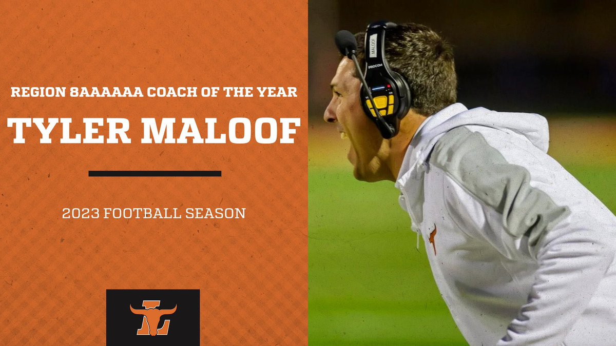 Congrats to Coach Maloof on being named the Region 8AAAAAA Coach of the Year!