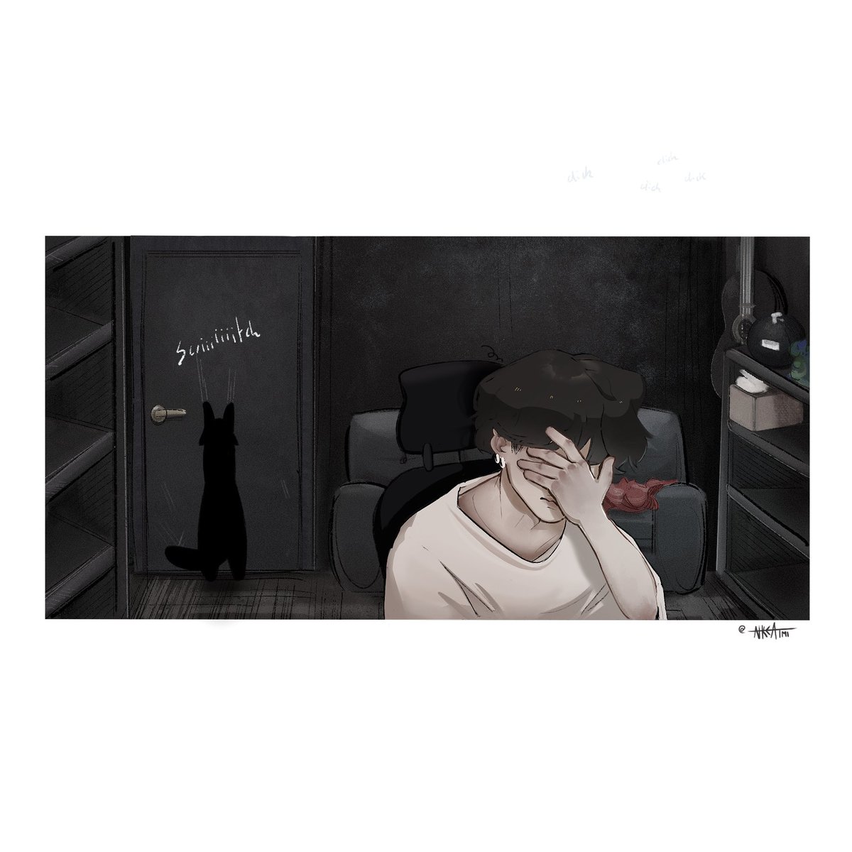 Cats can be a challenge sometimes…🐈‍⬛
(#Yoongi as a #cat owner is definitely a full on series now)
#btsfanart #sugafanart #agustd