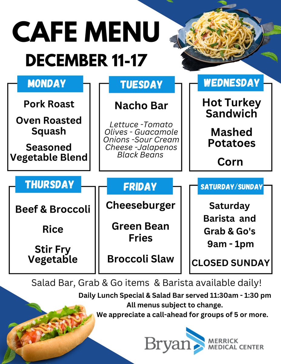 MerrickMedical's tweet photo. #joinusforlunch #MMCCafe https://t.co/kkT7k7fyqJ