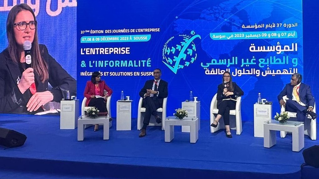 CIPE supports @IACETunisia hosting the 37th Enterprise Days conference in Tunisia. Expert Brunilda Kosta presented using the Balkans as a case study. Valuable insights aim to reduce informality and foster inclusive growth! #EconomicDevelopment #InformalEconomy