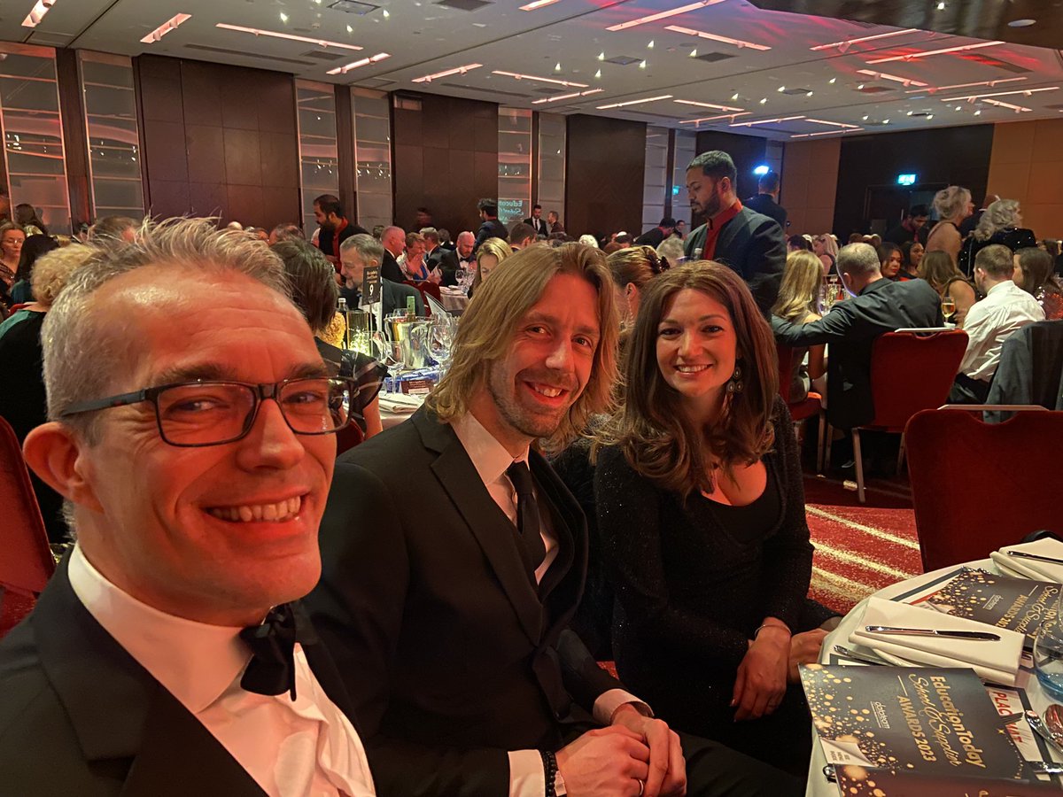 Our primary team at the #Educationawards2023 where @BadocksEACT are shortlisted for Primary school of the year!