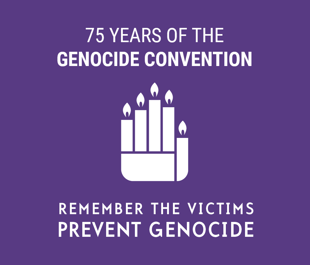 Saturday's #PreventGenocide Day marks 75 years of the Genocide Convention.

Learn more about its role in combating and preventing the crime of genocide: un.org/en/observances…