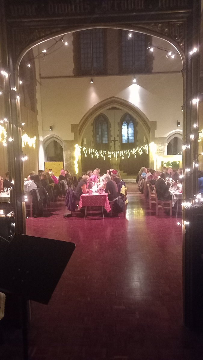 Beautiful setting and wonderful food and company for the @wickaward Xmas Dinner @StMaryOfEton