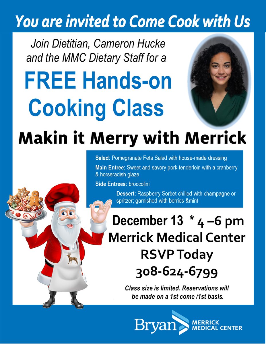 MerrickMedical's tweet photo. #ComeCookWithUs #MakeitMerry #MMC https://t.co/bd2jhGJ9AO