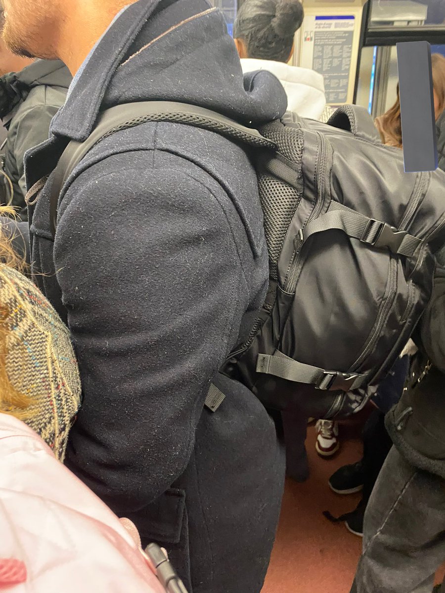 Pour financer les JO, au lieu d’augmenter le prix du ticket, on pourrait taxer celui ou celle  qui a lancé la mode du sac à dos «rien à foutre des autres »  dans le métro et le RER  ?