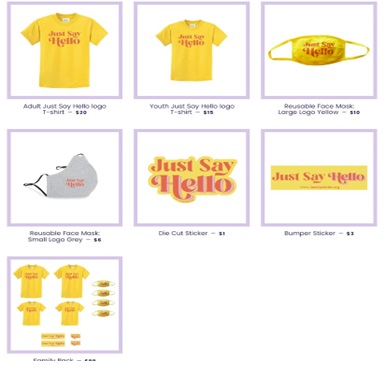 dakcomm's tweet image. Need great gift ideas? How about “Just Say Hello” merch this Holiday! In 2020, our Managing Partner Kerman Maddox launched this social justice initiative for meaningful conversations to bridge the divisions w/in our black, brown &amp;amp; minority communities. shop.justsayhello.org