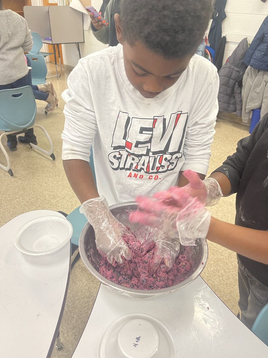 dcvpa's tweet photo. We honored Native American Heritage month in lots of ways. Second grade learned Alutiiq phrases and made akutaq (Alaskan ice cream). Sixth grade researched and built models of historical Native American homes. #LearnThriveSoar #LearnThriveROAR https://t.co/F5Vj0ubMNH