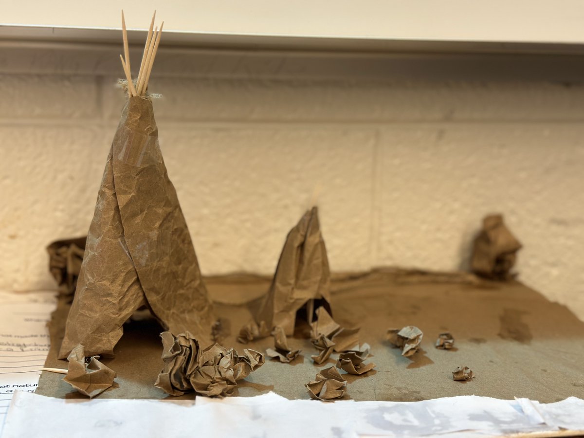 We honored Native American Heritage month in lots of ways. Second grade learned Alutiiq phrases and made akutaq (Alaskan ice cream). Sixth grade researched and built models of historical Native American homes. #LearnThriveSoar #LearnThriveROAR