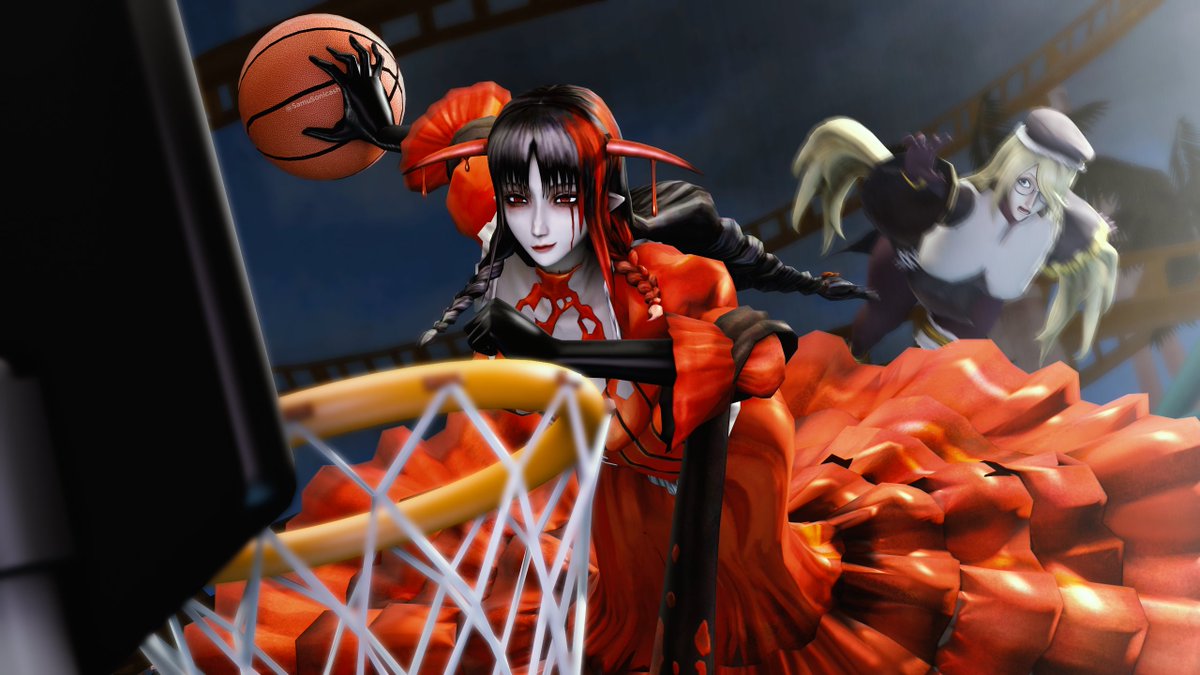 I saw an edit of Bloodless playing basketball
So I made an art of it

#SFM #Bloodstained #BloodstainedROTN #Bloodless #Dominique