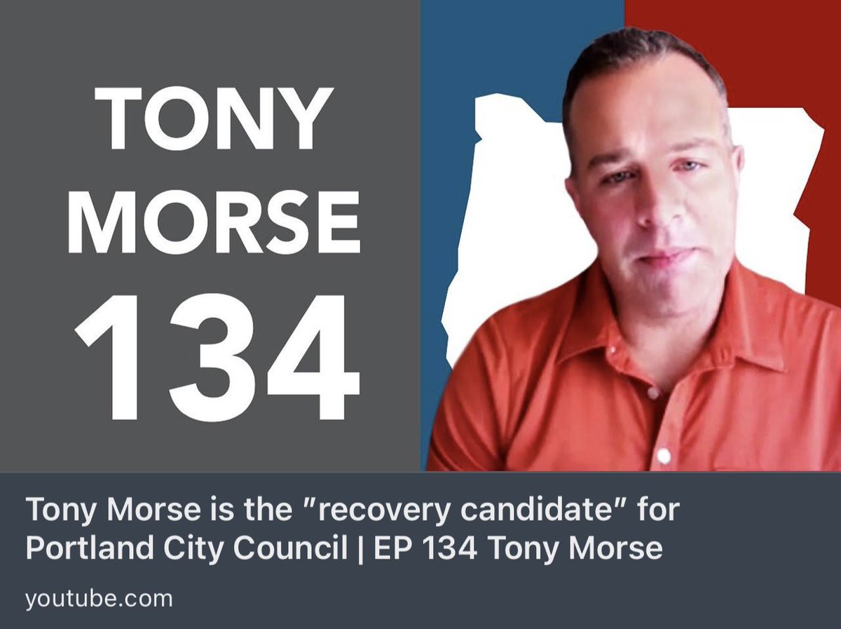 Tony Morse is the ”recovery candidate” for Portland City Council | EP 134 

Watch 📺 youtu.be/IEcuArY8jn0?si…

Listen 🎧 lnkd.in/eDZpjCPx

#podcast #oregon #policy #government #news #orleg #orpol #podcastlife #youtube