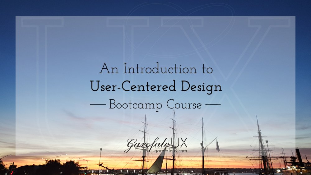 Learn User Experience, User-Centered Design, Design Thinking skills
garofaloux.com/training/cours… #UX #UserExperience
#UXDesign #LearnUX #UXTraining #UXCourse #UXOnlineClass
#UXOnlineTraining #UXOnlineCourse #designthinking #UX101 #UXCourses
#UXClass #UCD #Usability #UserCenteredDesign