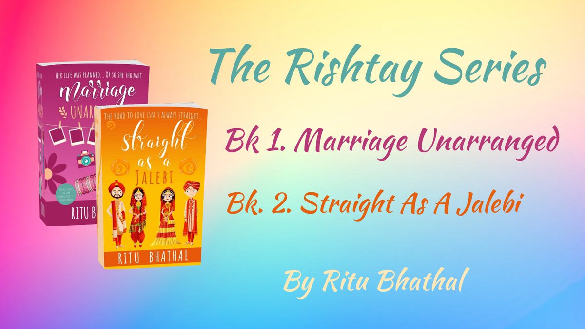 RituBhathal's tweet photo. Both books in the #Rishtayseries are on #kindleunlimited
๐ Marriage Unarranged ๐
https://t.co/B28Ep0GDBQ
๐Straight As A Jalebi๐งก
https://t.co/eJ1qMrbOHy
Click to download and read!
#chichpeacurrylit
#desifiction https://t.co/6OAdLPk7a4