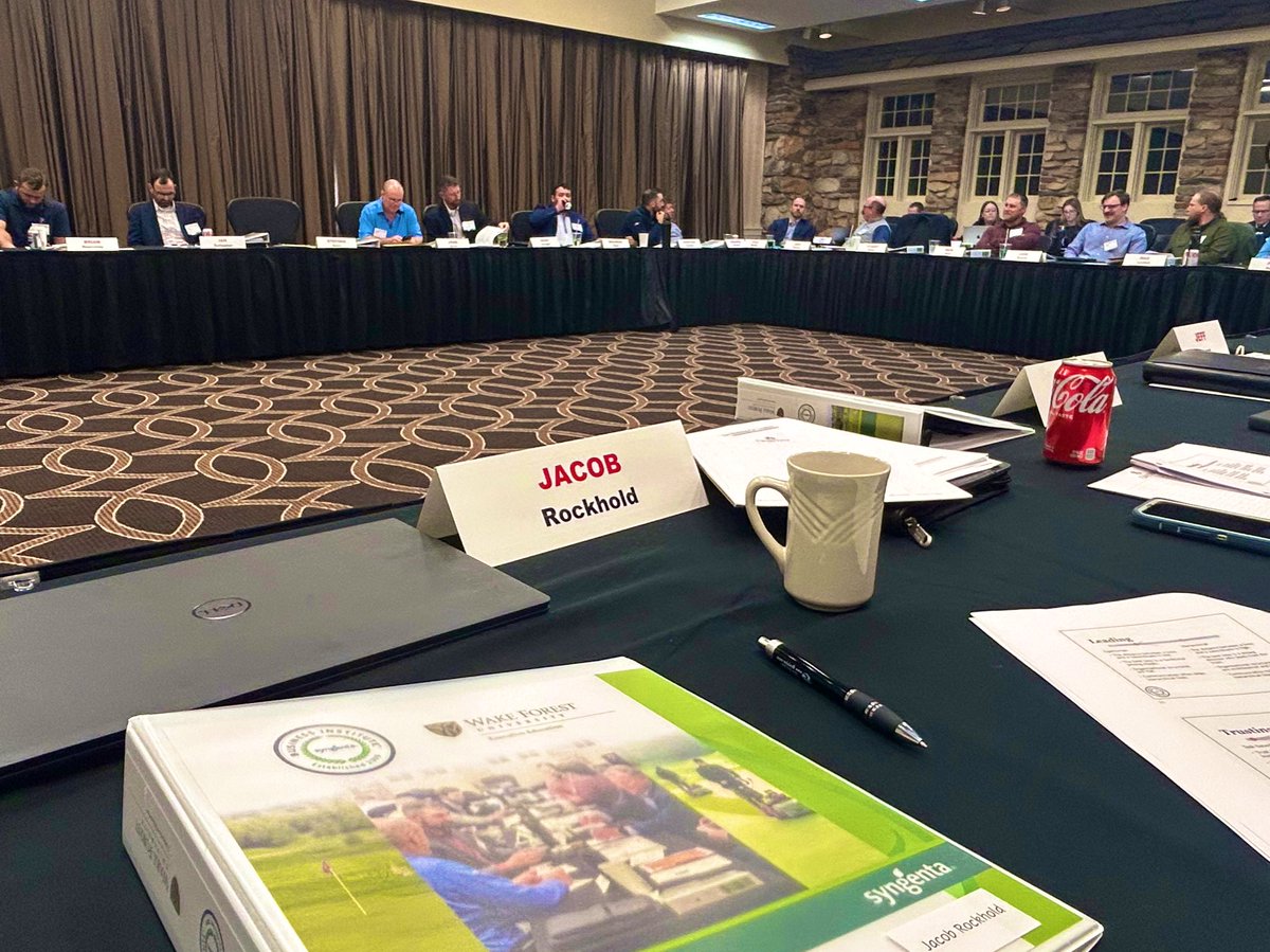 JacobRockhold's tweet photo. A lot of educational events we attend are designed around Turfgrass related issues and topics. @SyngentaTurf has created a professional development program with the Syngenta Business Institute that is unlike any other conference I have ever attended. Unmatched experience. #SBI23 https://t.co/rW4Gcx9X7I