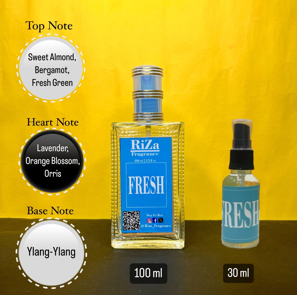 riza_fragrance's tweet photo. The freshness of nature with every spritz of our Fresh perfume, crafted to invigorate your senses and brighten up your day.
#RizaFragrance #FreshPerfume #NatureInspired #LuxuryPerfume #InvigoratingScent #FragranceLovers #ScentOfTheDay #CustomisedPerfume #LuxuryScent https://t.co/WF8ZUOyccU