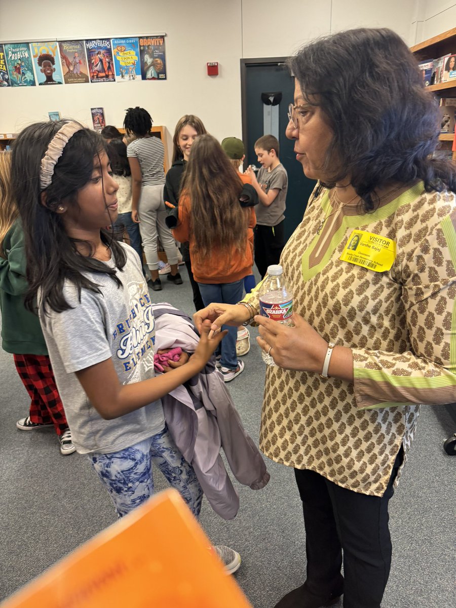 Brushy Creek El Library (@bcelibrary) on Twitter photo Thanks you <a href="/BCEPTABluejays/">Brushy Creek Elementary PTA</a> for the author grant!! <a href="/varshabajaj/">Varsha bajaj</a> was AMAZING! Inspiring, thought provoking, motivating, friendly, empathetic, compassionate and a human connector❤️
3rd, 4th and 5th grade
<a href="/BCE_BlueJays/">BrushyCreekElementary</a> <a href="/jennystrong92/">Jenny Strong</a> <a href="/LibrariesRRock/">RRISD Lib Services</a> Thanks you <a href="/BCEPTABluejays/">Brushy Creek Elementary PTA</a> for the author grant!! <a href="/varshabajaj/">Varsha bajaj</a> was AMAZING! Inspiring, thought provoking, motivating, friendly, empathetic, compassionate and a human connector❤️
3rd, 4th and 5th grade
<a href="/BCE_BlueJays/">BrushyCreekElementary</a> <a href="/jennystrong92/">Jenny Strong</a> <a href="/LibrariesRRock/">RRISD Lib Services</a>
