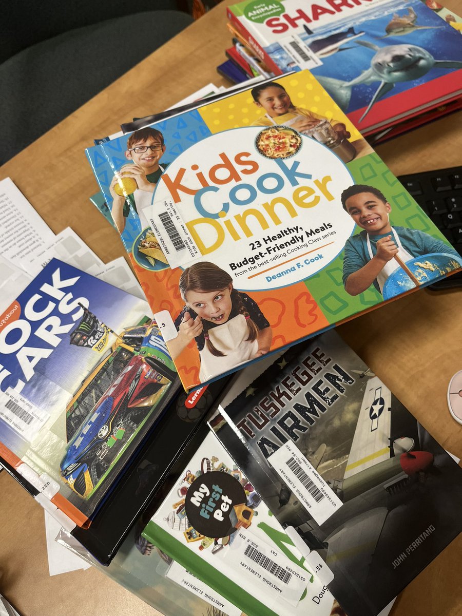 lauraglibrary's tweet photo. We love getting new books at the AES Library! https://t.co/ApEPoh8Wnm