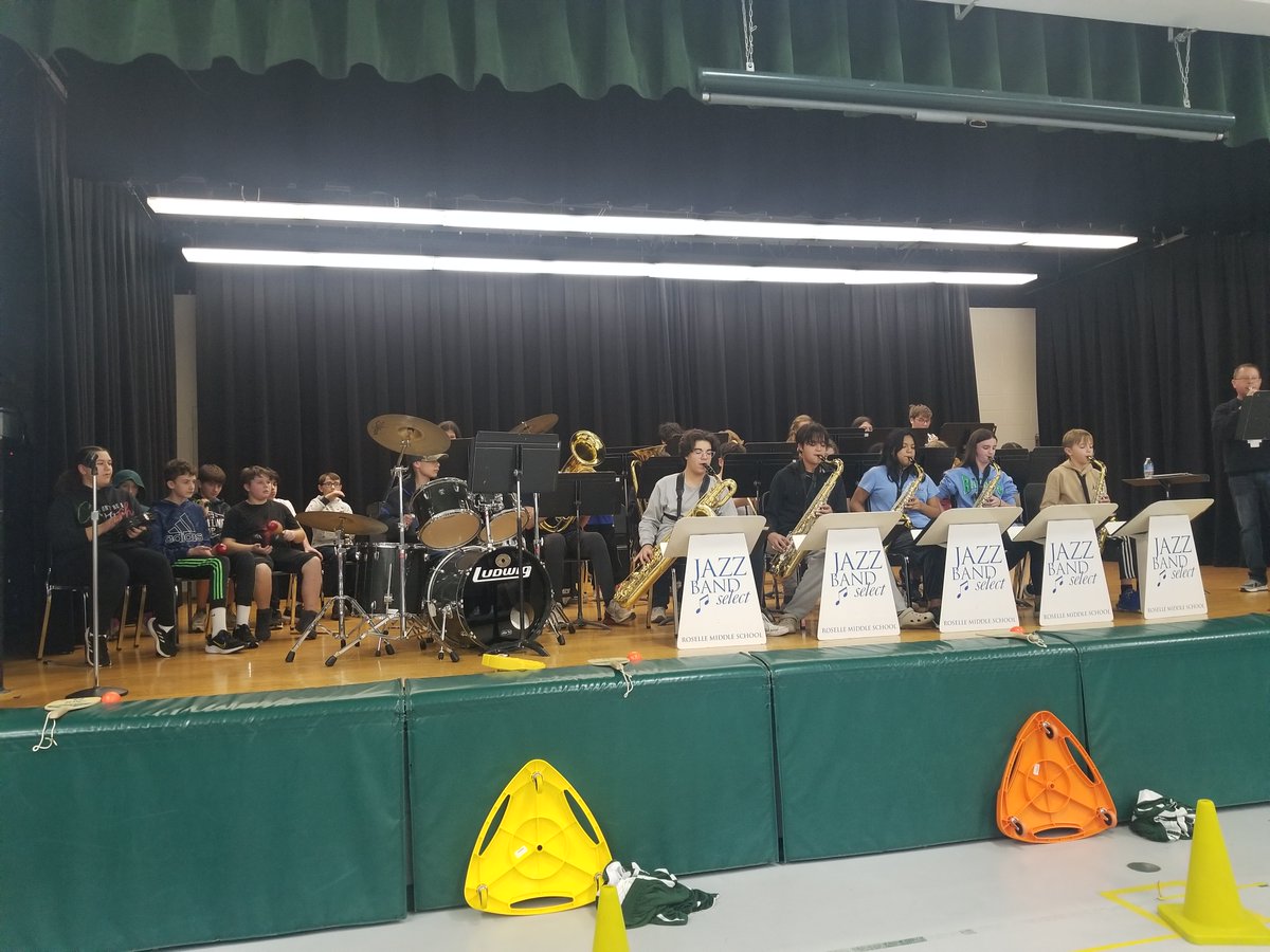 RoselleSD12's tweet photo. Both Spring Hills School and Roselle Middle ended their wonderful week of learning and fun #ProudToBeD12 activities with a pep assembly! https://t.co/CmEJEQhoup
