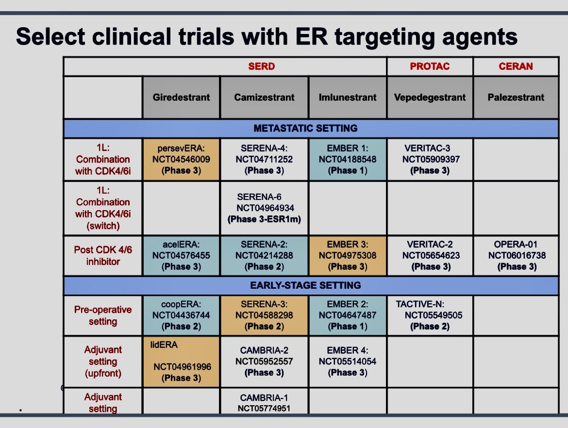 Myshastry's tweet photo. @Erikahamilton9 discussing all the new ER-targeting agents in the “ Future of oral SERDs” presentation at SABCS 2023 https://t.co/qYUwMjNBCP
