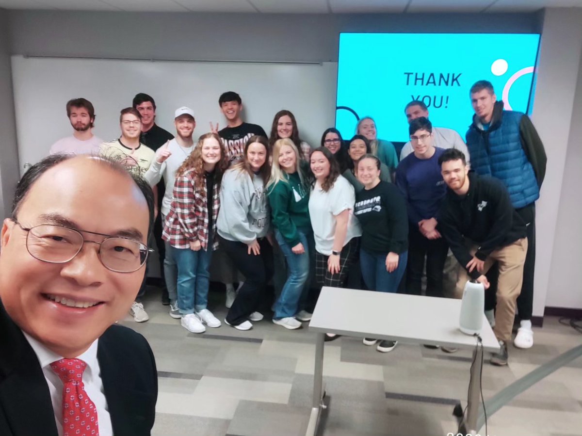 drdvd's tweet photo. Very proud of our Strategy Capstone class at SBU! These wonderful students have done awesome job in their presentations! #coolseniorstudents #strategy #capstone #capsim #topperformers @SBUniv @drdvdus https://t.co/0uCwIGxEfv