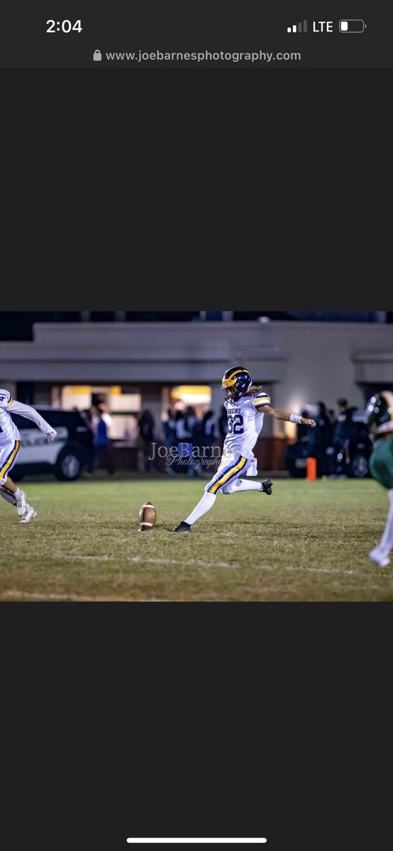 RileyHiggins32's tweet photo. Blessed to receive 6A Honorable Mention Place Kicker‼️ https://t.co/hxy0e2VMnp